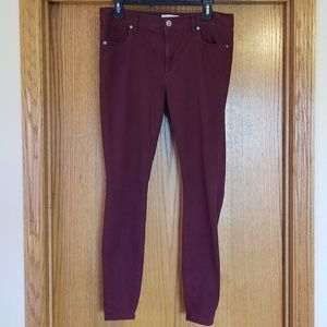 LOFT Pants - Ann Taylor Loft Merlot Leggings Pants Size 8 LOFT Pants - Ann Taylor Loft Merlot Leggings Pants Size 8